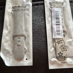 Apple Watch Band Colour Gray. Colour Coffee And Black