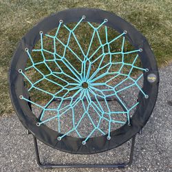 Bunjo Bungee Chair Black And Teal 