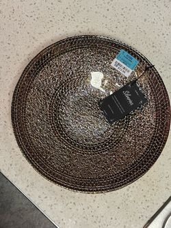 Decorative Gold Plate (Turkish Silver)