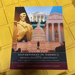 Government In America People Politics And Policy