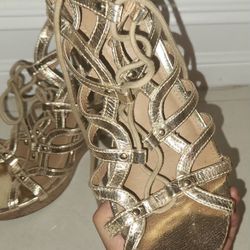 Gold Wedges Size 8.5