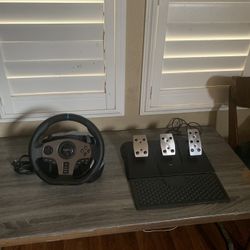 Wheel And Pedal For Console 