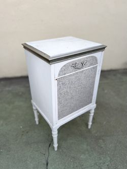 Wood Vintage Nightstand 
