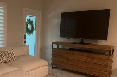 Wood TV Stand
