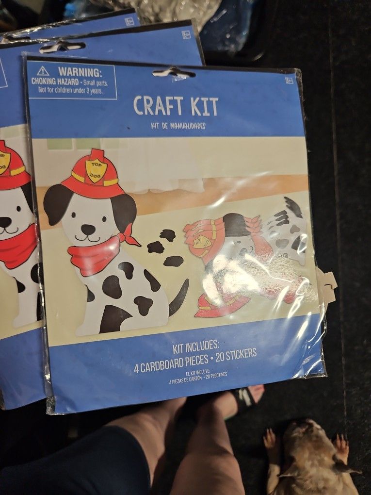 Dalmatian Fire Fighter Craft Kit For Kids.