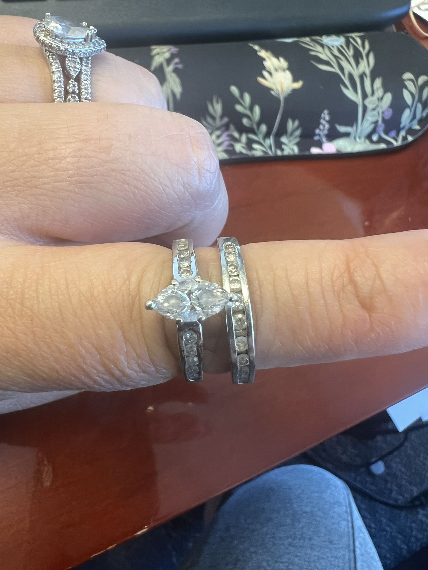 OBO- Marquise Cut Wedding Set