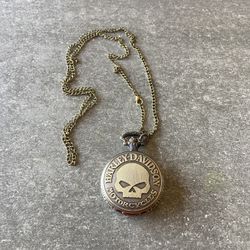 Brand New Willie G Harley Davidson Pocket Watch 