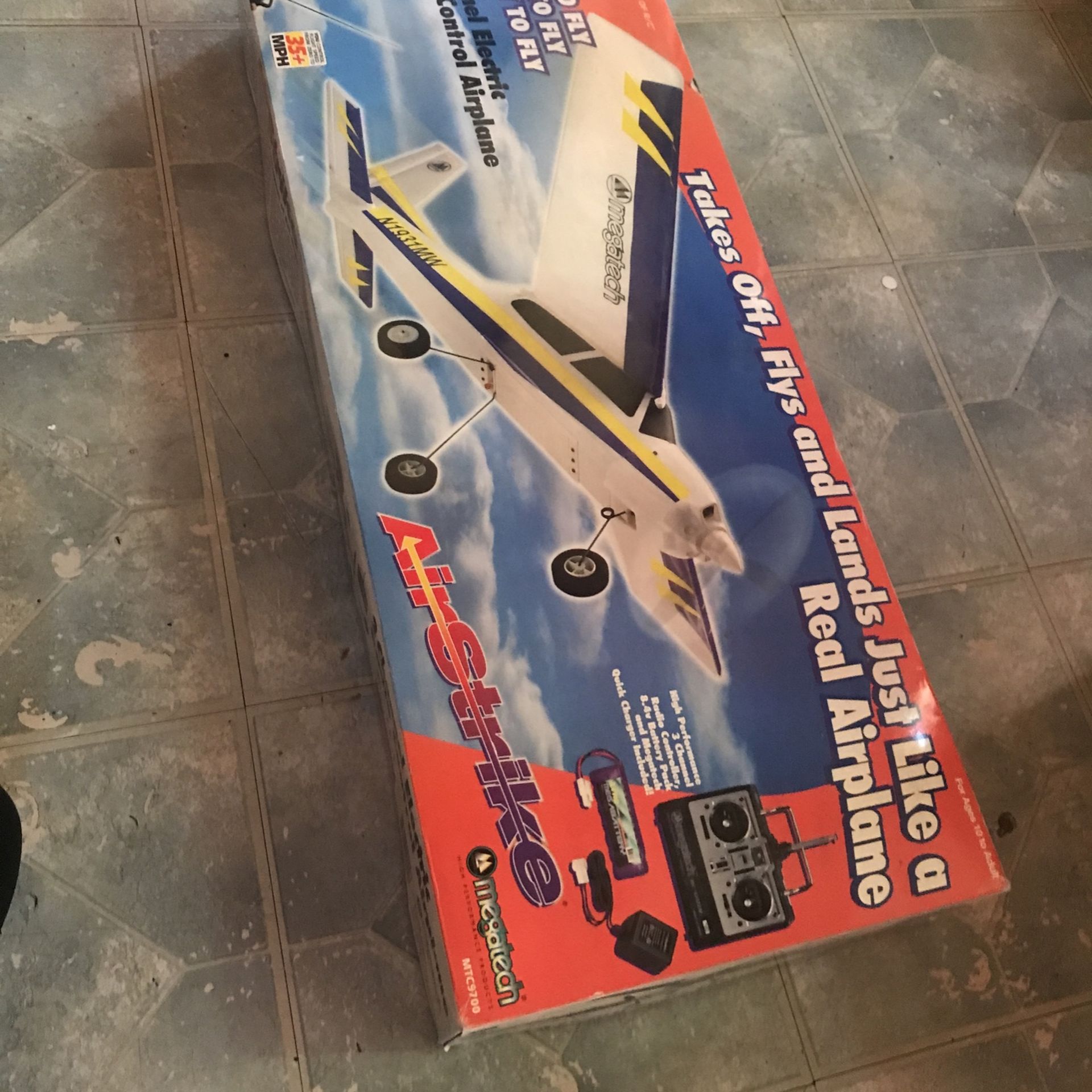 Megatech Airstrike RC Airplane Brand New ., Never Used