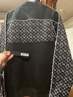 KARL LAGERFELD PARIS Monogram Printed Track Jacket