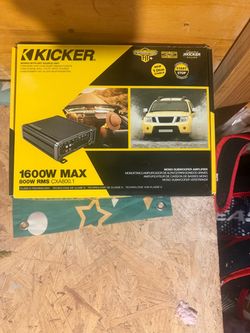 Kicker mono subwoofer amplifier