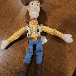 Disney Pixar Toy Story Soft Plush Woody Doll With Hat