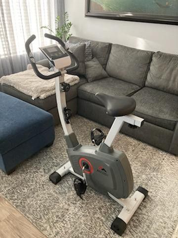 AECOJOY Exercise Bike with Bikeroo Seat Cushion