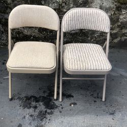 Very Good Condition Two Folding Chairs