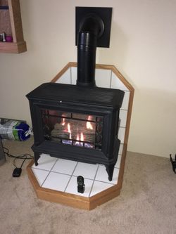 Wonderfire direct vent gas heater stove fireplace for Sale in Lake Tapps,  WA - OfferUp