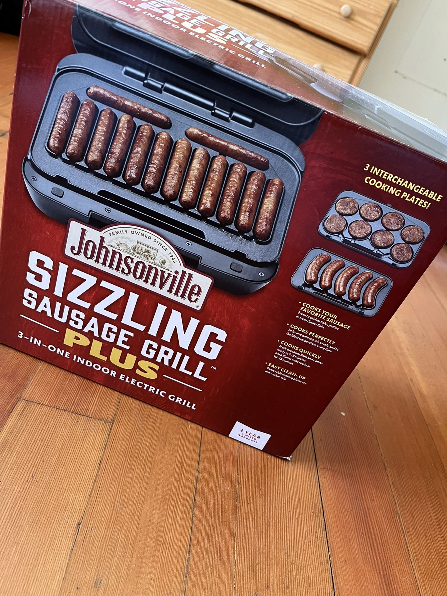Johnsonville Sizzling Sausage Grill Plus 