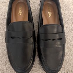 Kensie black loasfers