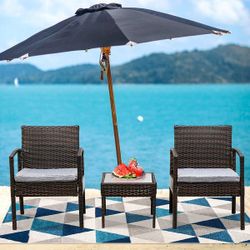 3 Piece Patio Furniture Set