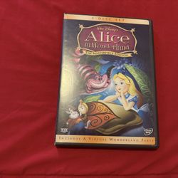 Alice in Wonderland (DVD, 2004, 2-Disc Set, The Masterpiece Edition) Disney 