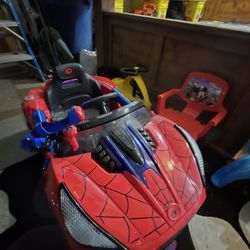 Kid Spiderman Car