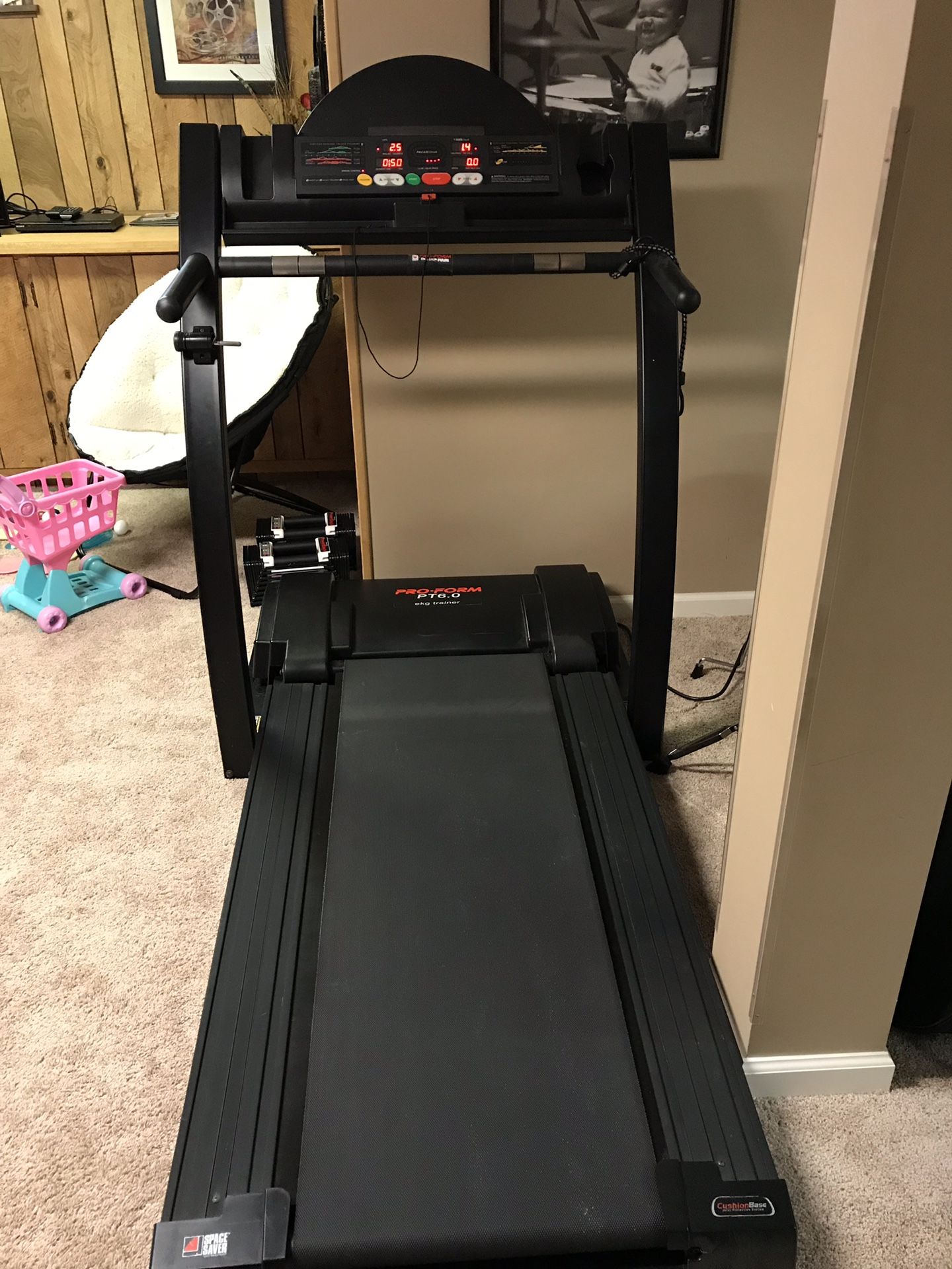 Treadmill trainer Pro Form PT 6.0 for Sale in Fairlawn OH OfferUp