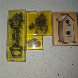Garden Theme Rubber Stamp Set