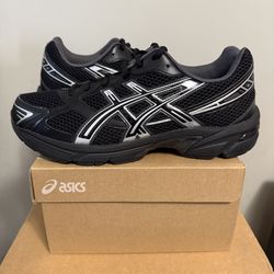 Asics Gel-1130 Black Pure Silver Size 9M 10.5M 11M 13M