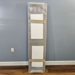 folding room divider wood walnut