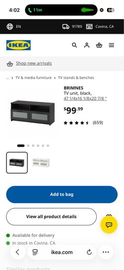 Tv stand ikea brimnes