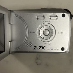 Heyday 8MP Silver Camcorder 2.7K