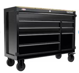 CRAFTSMAN Premium 2000 Series 51.2-in L x 18.19-in D 8 -Drawers Rolling Black Wood Work Bench