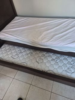 Kids double bed and mattress