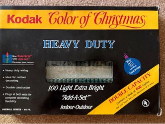 Kodak Color of Christmas Bright Lights