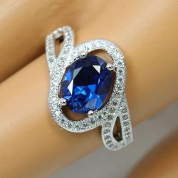Zircon Ring Available Sizes:5,6,7,8,9,10