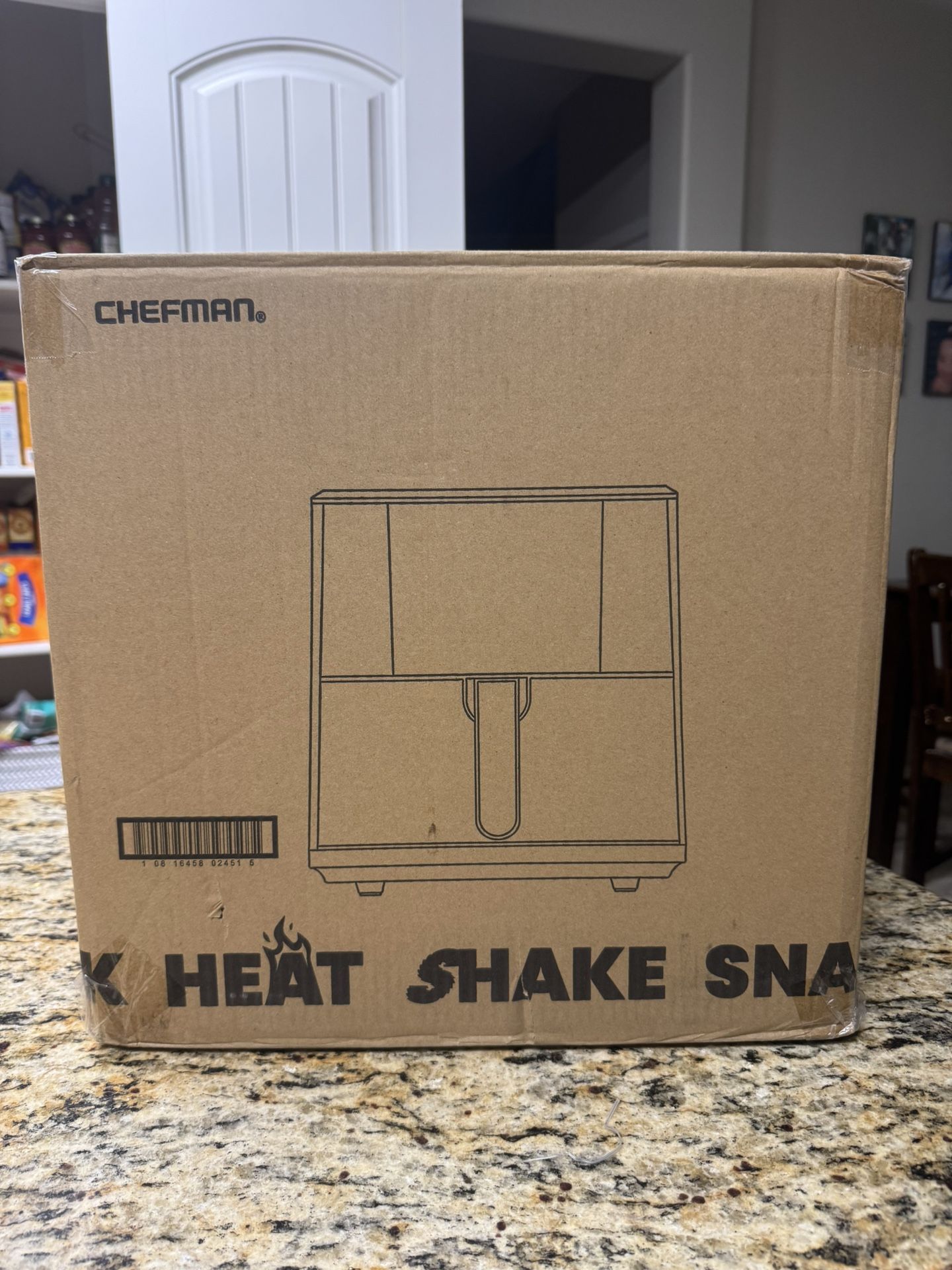 Chefman Turbofry Touch XL 8 Qt. Air Fryer With Digital Controls - Stainless Steel