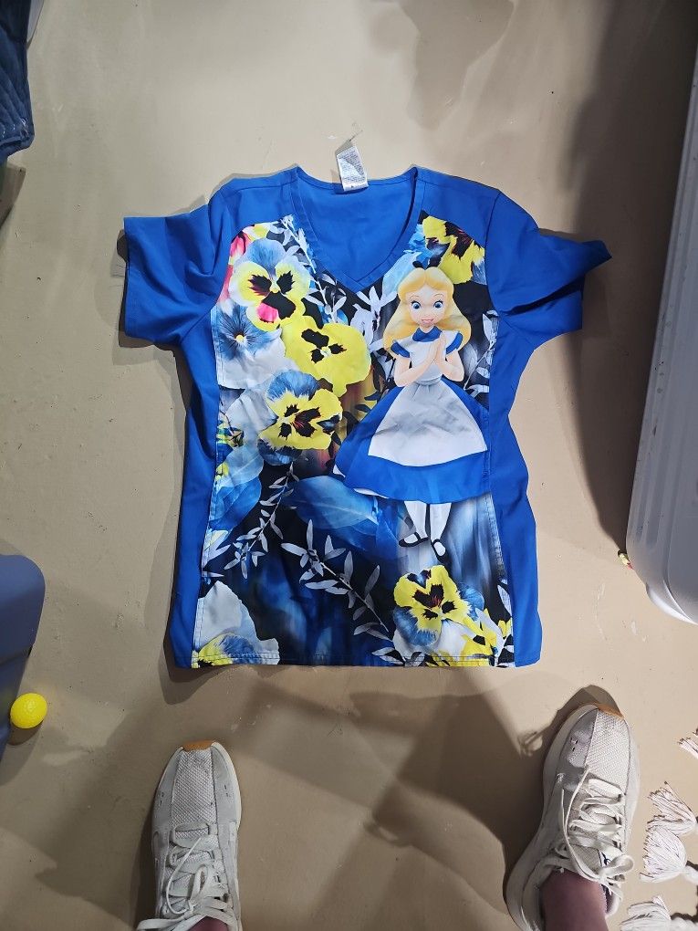 Alice and Wonderland scrubs