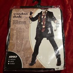 Spirit Halloween Voodoo Dude Costume Adult Medium
