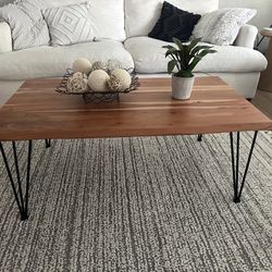Wood Coffee Table    27” x 45”