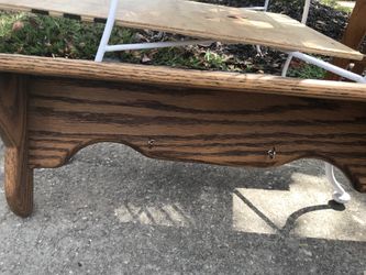 REFINISHED ANTIQUE OAK SHELF W/ SMALL HOOKS-BEAUTIFUL PIECE & PERFECT SHAPE!!