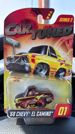 Car Tuned Walgreens Chase 69 Chevy El Camino Mint Card Red Bottom