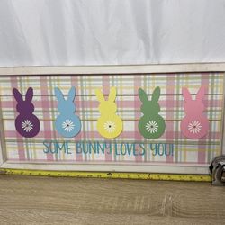 New Easter “Some Bunny Loves You” Picture $10