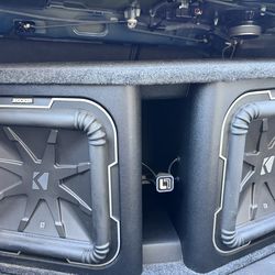 Kicker L7's Q-Class 41DL7122 (like new)