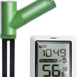  Soil Moisture Tester Plant Soil Moisture Sensor Meter with Digital LCD Display