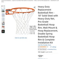 Heavy Duty Replacement Basketball Rim