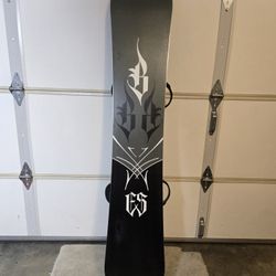 Burton Snowboard 168 cm Ride Bindings Mens Large
