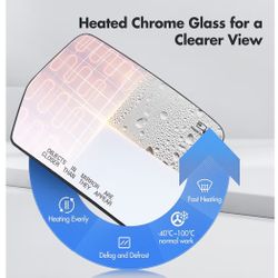 SNEMEEY Replacement Passenger Side Mirror for Ford F150 2004-10