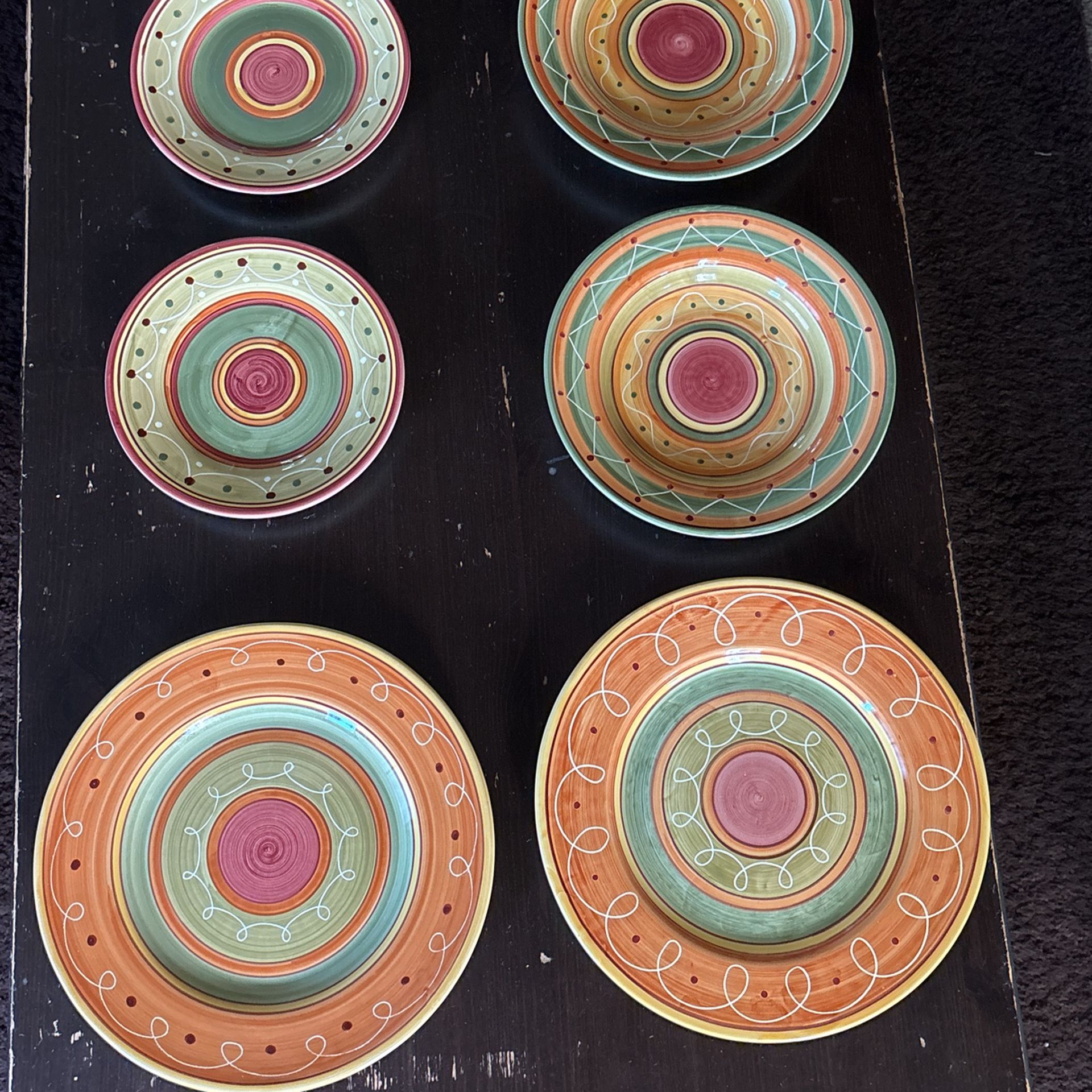 Pier 1 Plate Bowl Set