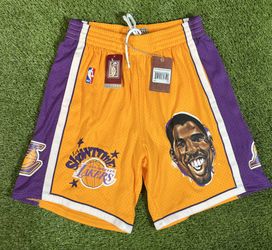 NWT Los Angeles Lakers Magic Johnson NBA Basketball Shorts 