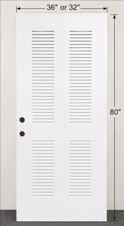 Water heater doors
