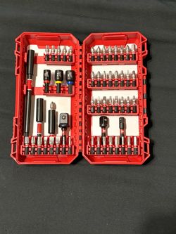 Milwaukee SHOCKWAVE Impact Duty Driver Bit Set with Nut Drivers and Case