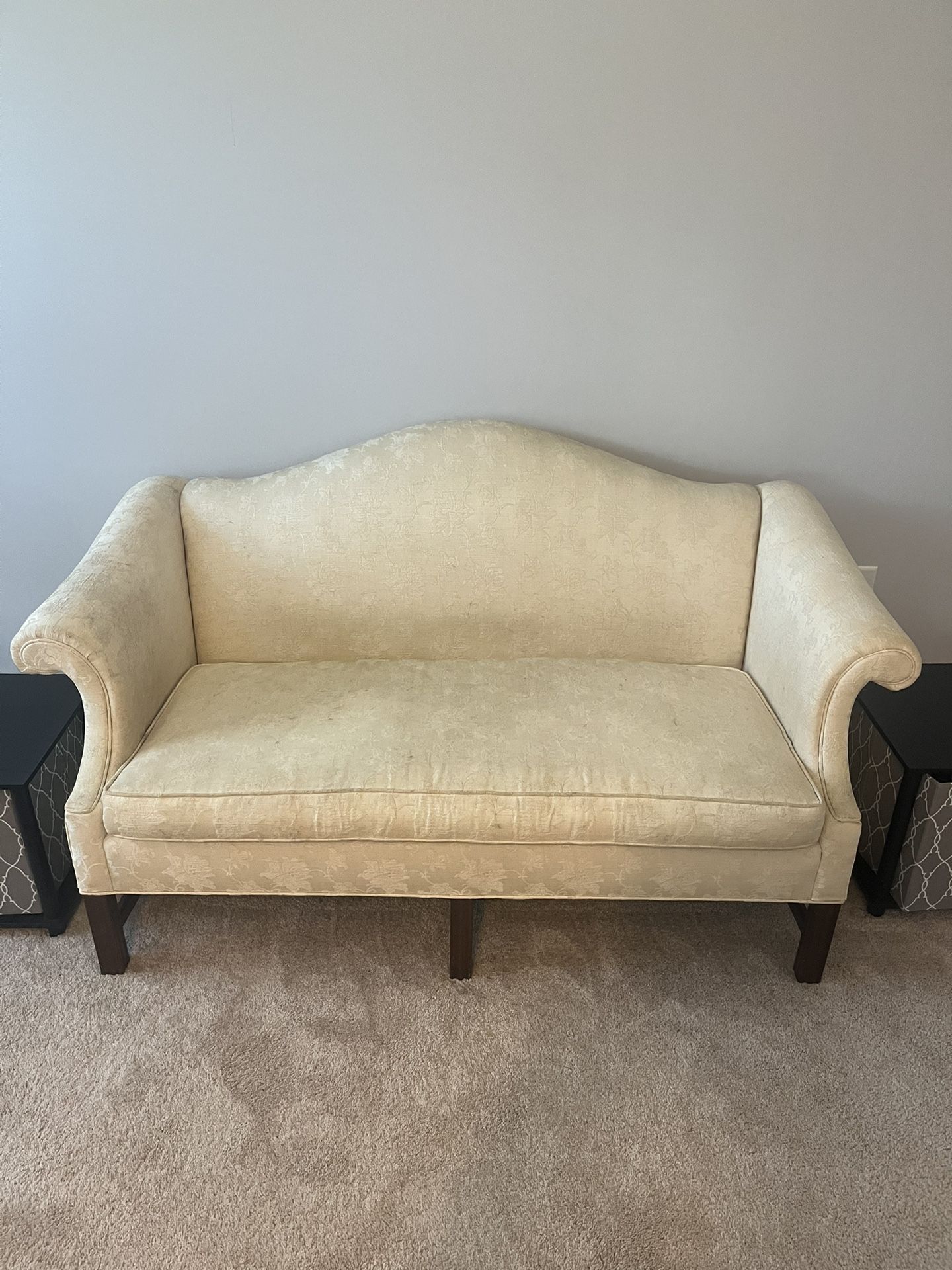 Camel Back Sofa
